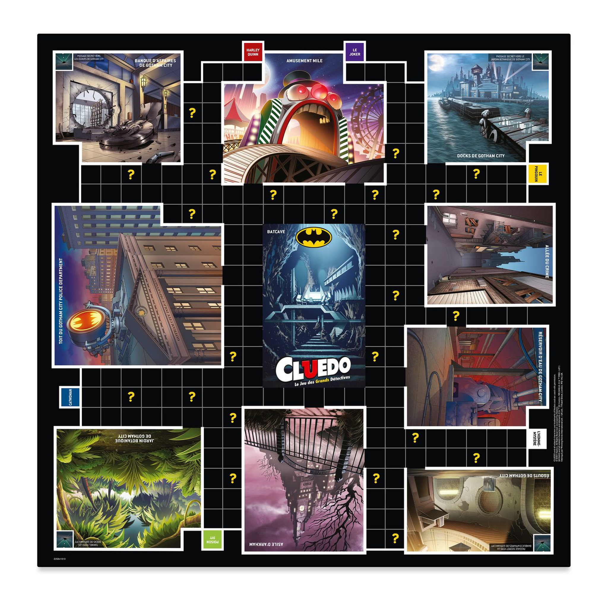 Voir la diapositive 3 :  WINNING MOVES Jeu - Cluedo Batman 