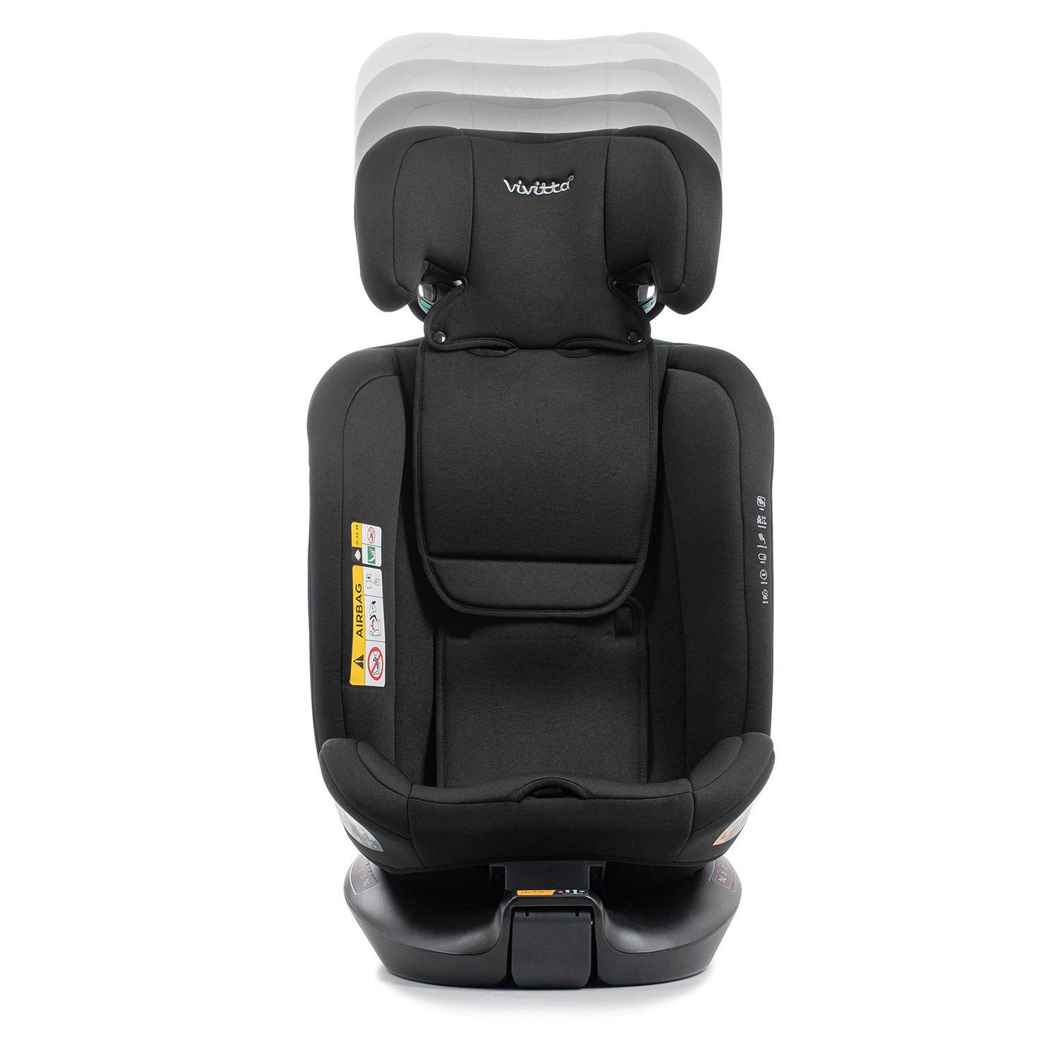 Voir la diapositive 6 : VIVITTA Siège auto jade ifix support leg 40-150 cm