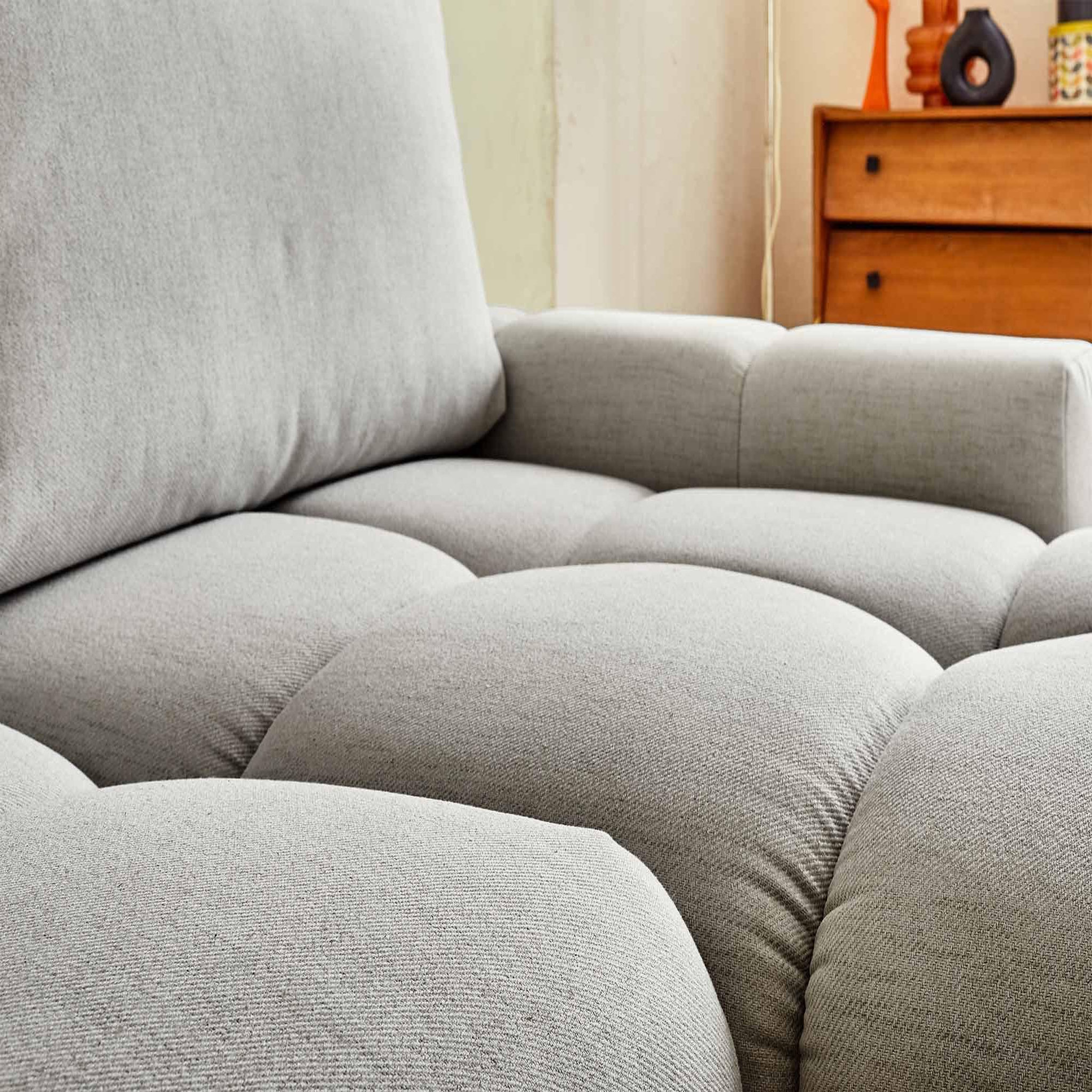 Voir la diapositive 4 : LISA DESIGN Crocus - canapé d'angle réversible - 4 places - convertible avec coffre - en tissu