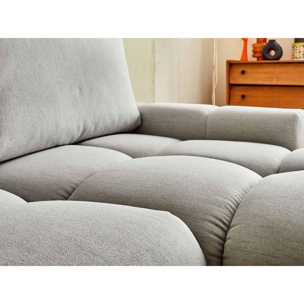 LISA DESIGN Crocus - canapé d'angle réversible - 4 places - convertible avec coffre - en tissu