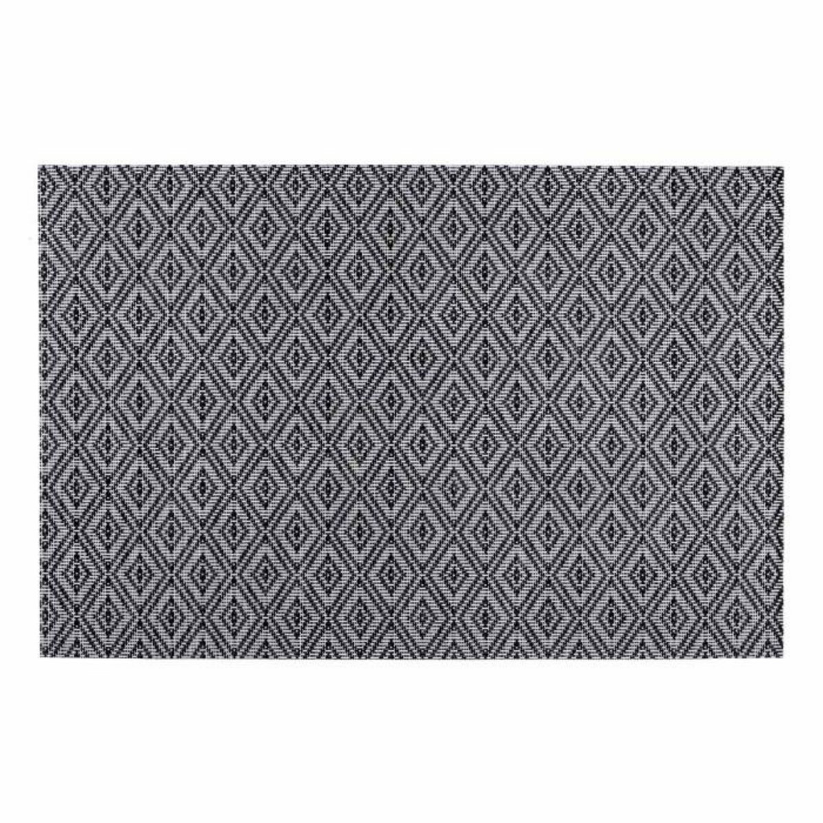 SECRET DE GOURMET Set de Table  Géométrique  45x30cm Noir