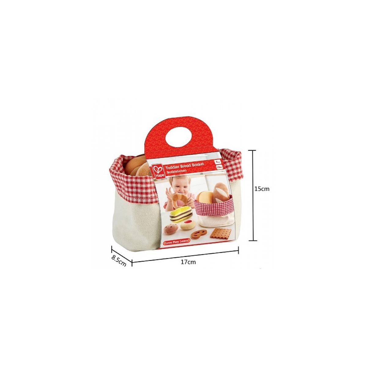 Hape Panier de Pain en Feutre pour Enfants - Set Complet de Pains et Pâtisseries