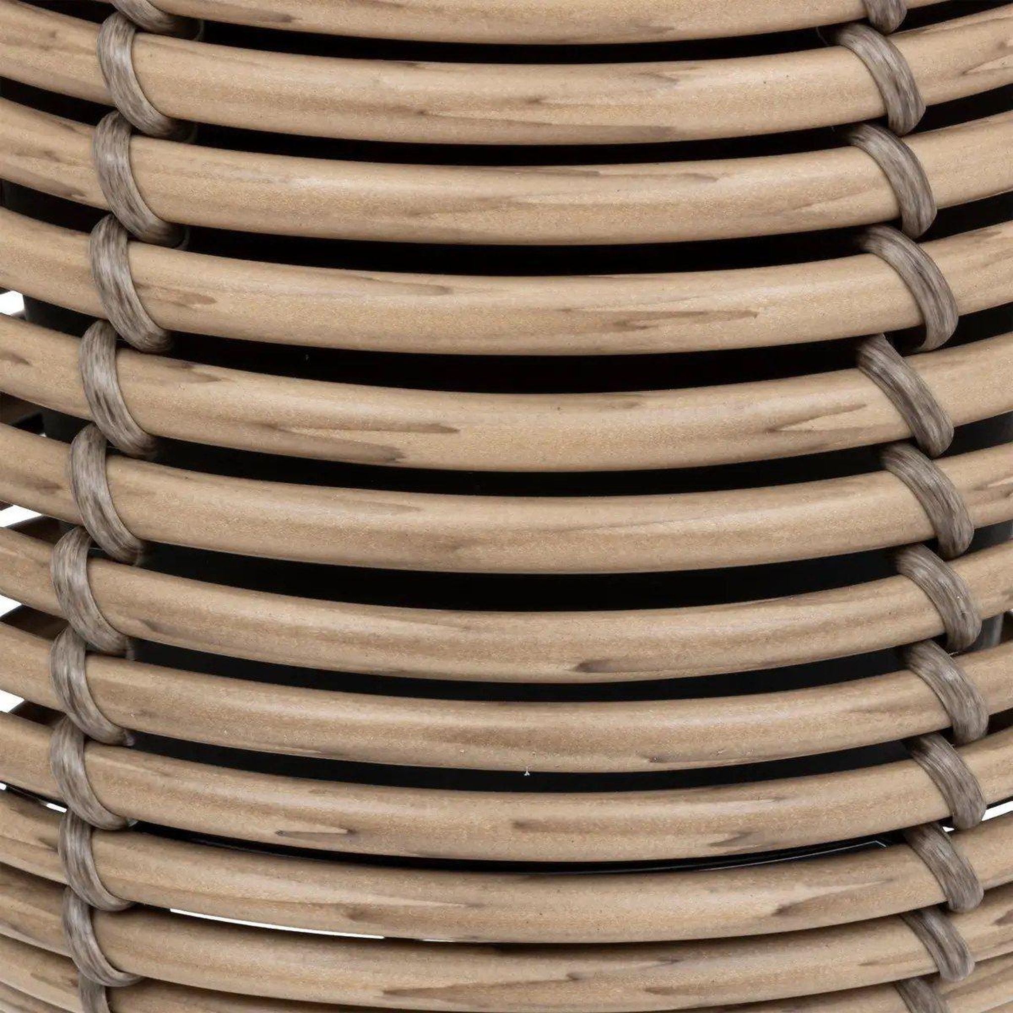 Voir la diapositive 6 : ATMOSPHERA Lot de 3 cache-pots  cam  34cm beige