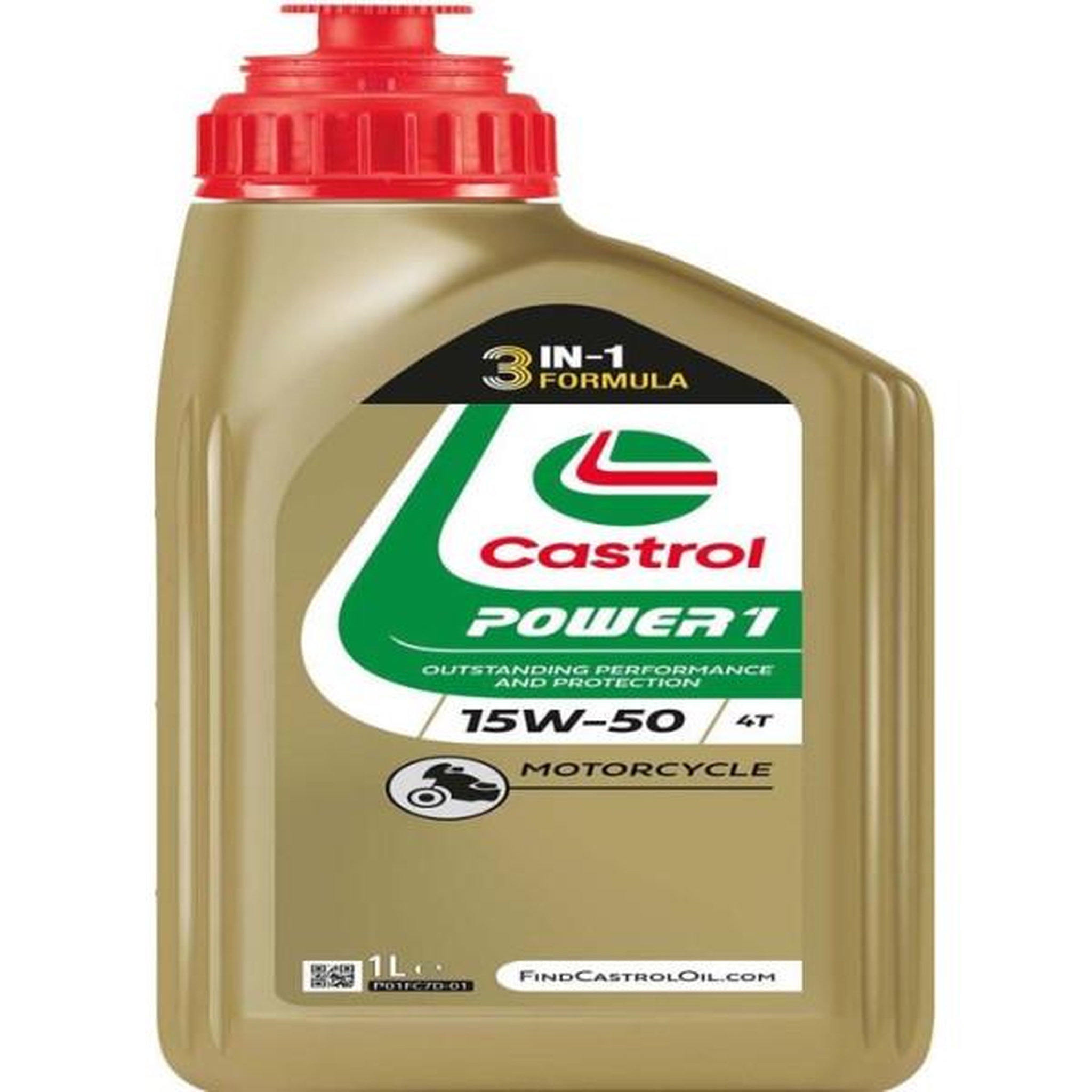 CASTROL CASTROL Power 1 4T 15W-50 1L - huile moteur 15W50