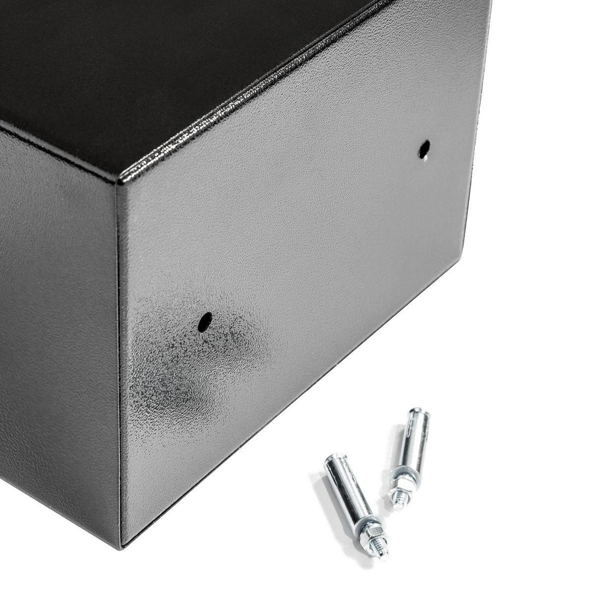 tectake Coffre-fort électronique avec fermeture de sécurité double-boulons noir