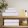 Voir la diapositive 3 : VIDAXL Serviettes de visage 2 pcs blanc 30x30 cm 360 g m² 100% coton