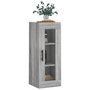 Voir la diapositive 4 : VIDAXL Armoire murale sonoma gris 34,5x34x90 cm