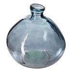 ATMOSPHERA Vase Rond en Verre Recyclé  Ballon  22cm Orage