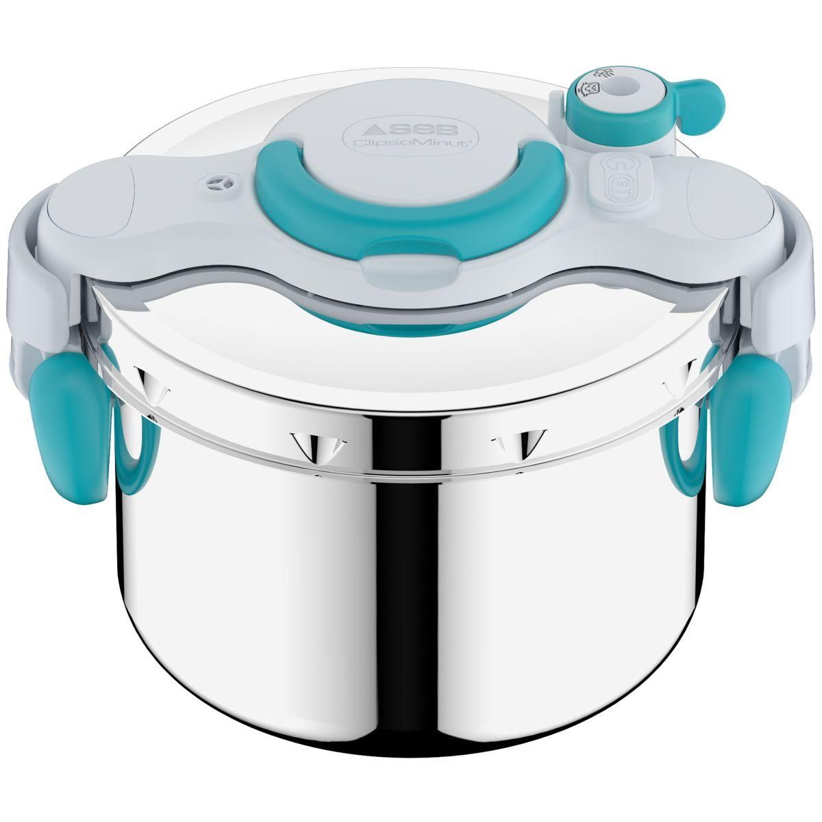 SEB Autocuiseur ClipsoMinut Easy 6L Cocotte P4900716