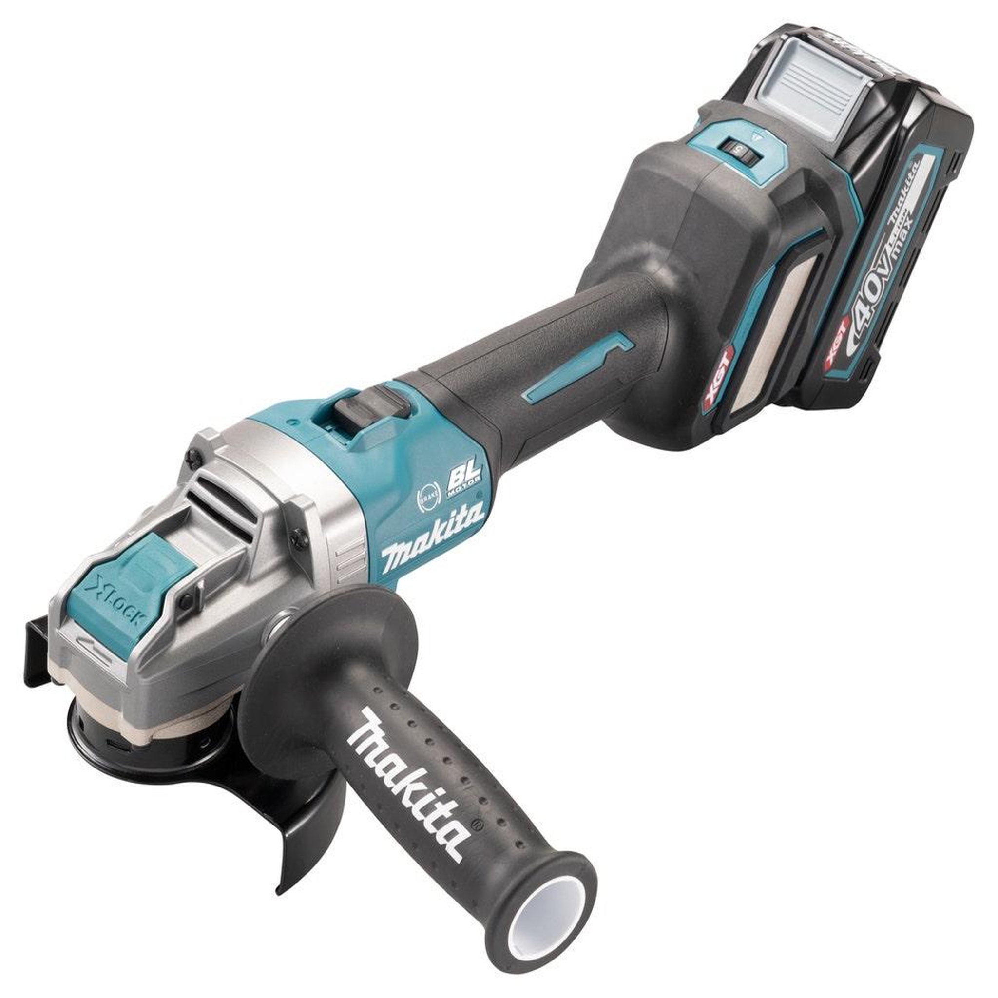 MAKITA Meuleuse 125mm 40vmax bl4040x2 ga041gm201