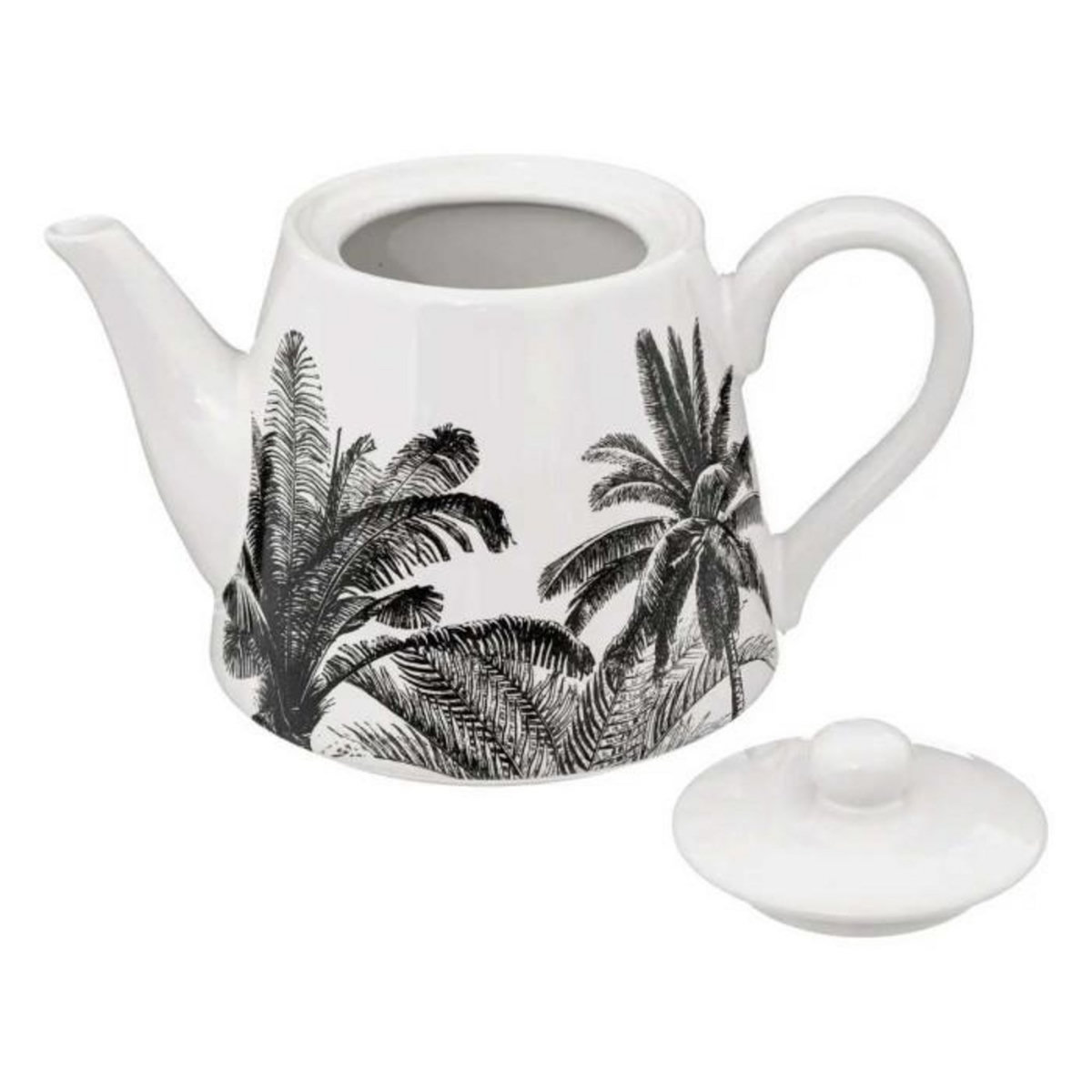 SECRET DE GOURMET Théière en Céramique  Bota  80cl Blanc