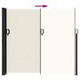 Voir la diapositive 5 : VIDAXL Auvent lateral retractable creme 180x600 cm