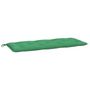 Voir la diapositive 2 : VIDAXL Coussin de banc de jardin vert 120x50x7 cm tissu oxford