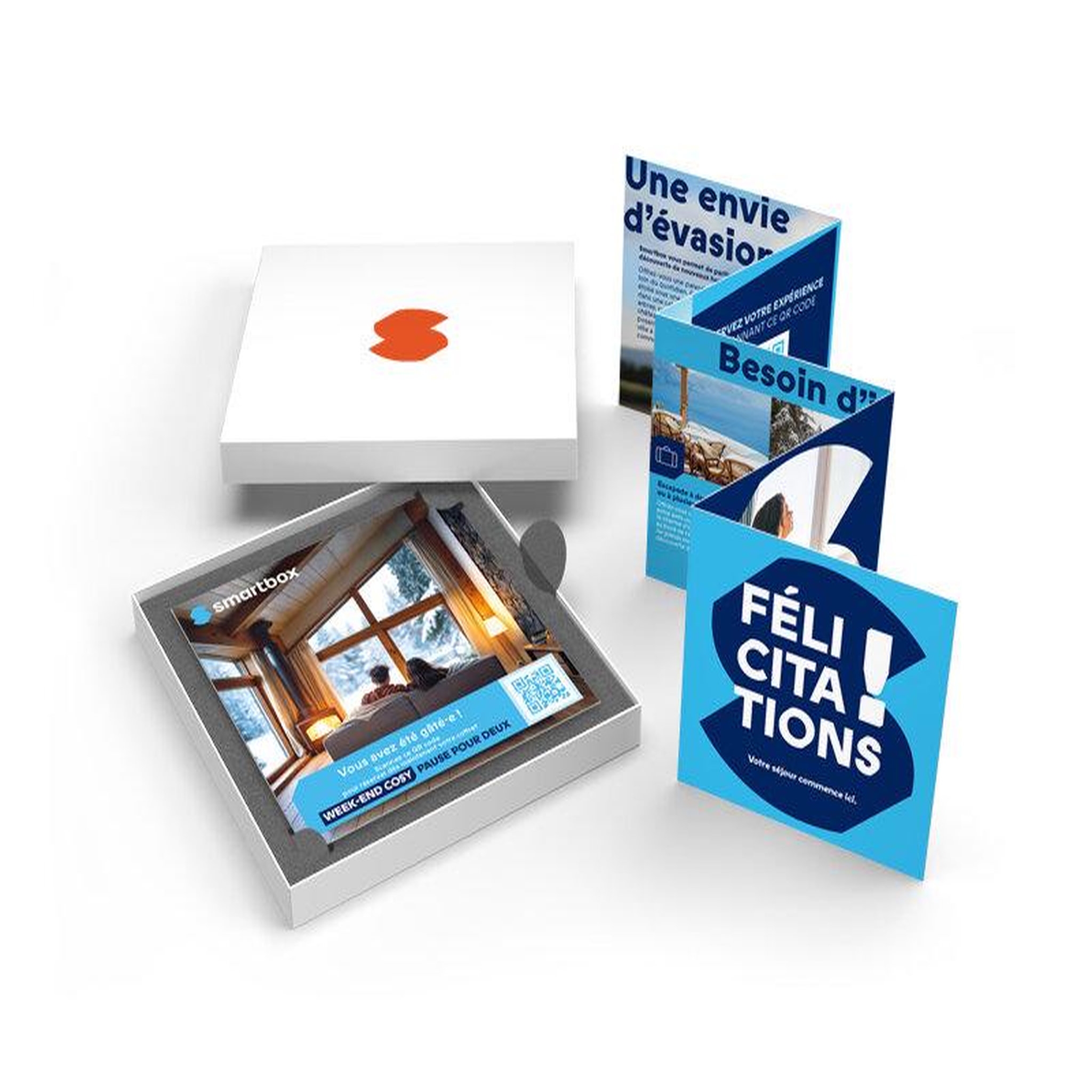 Voir la diapositive 2 : Smartbox Week-end cosy - pause pour deux - coffret cadeau séjour