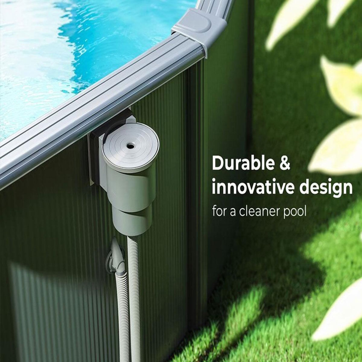 GRE Skimmer pour piscine acier Gris - Gré