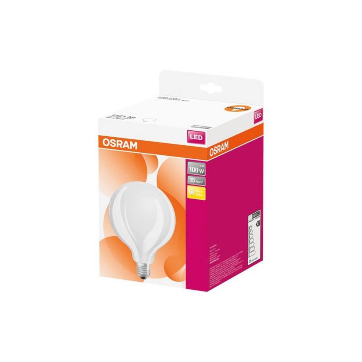 Osram GLOBE 125MM VER.DEP 10W E27 CHD BT1 OSRAM - 4058075269880