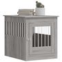 Voir la diapositive 4 : VIDAXL Meuble de cage pour chiens sonoma gris 64,5x80x71 cm