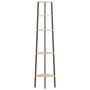 Voir la diapositive 3 : VIDAXL Etagere d'angle 5 niveaux Marron clair et noir 45,5x31,5x180 cm