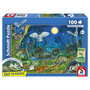 Voir la diapositive 2 : Schmidt Spiele Puzzle 100 pieces Animaux dans la foret nocturne