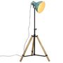 Voir la diapositive 1 : VIDAXL Lampadaire 25 W bleu delave 75x75x90-150 cm E27