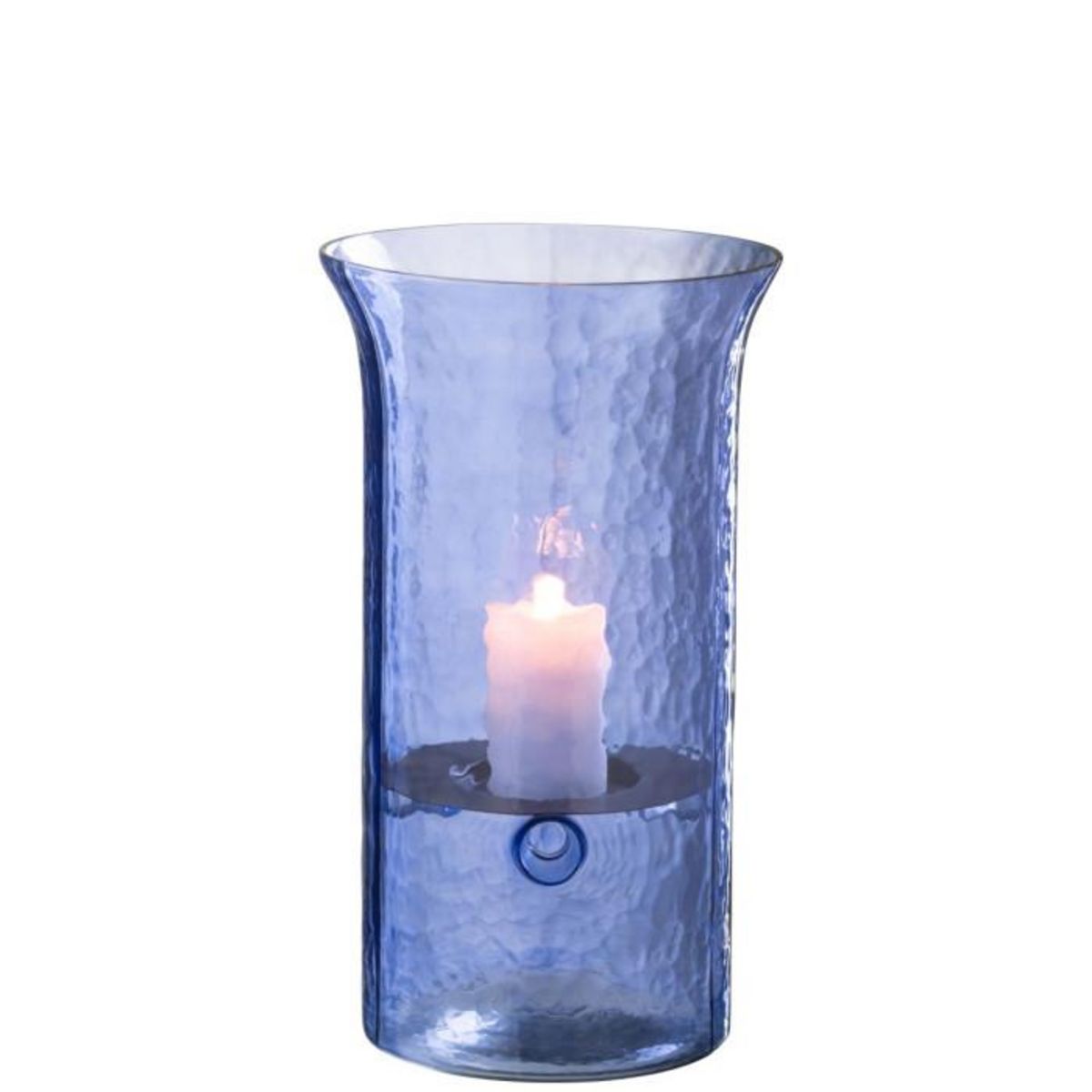 Paris Prix Photophore Étroit en Verre  Tarifa  34cm Bleu