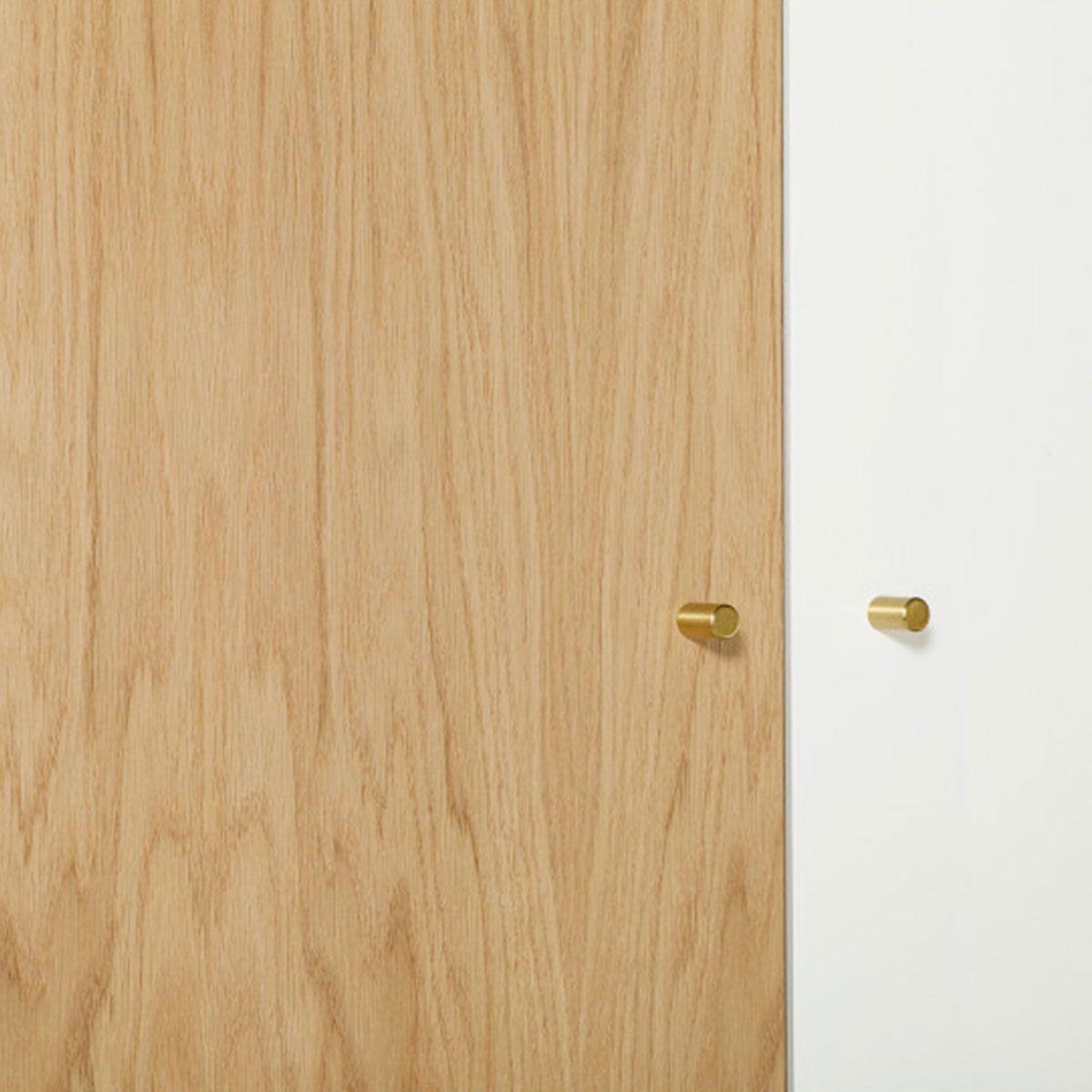 Voir la diapositive 3 : Paris Prix Armoire 2 portes & 1 tiroir  flo  190cm chêne & blanc