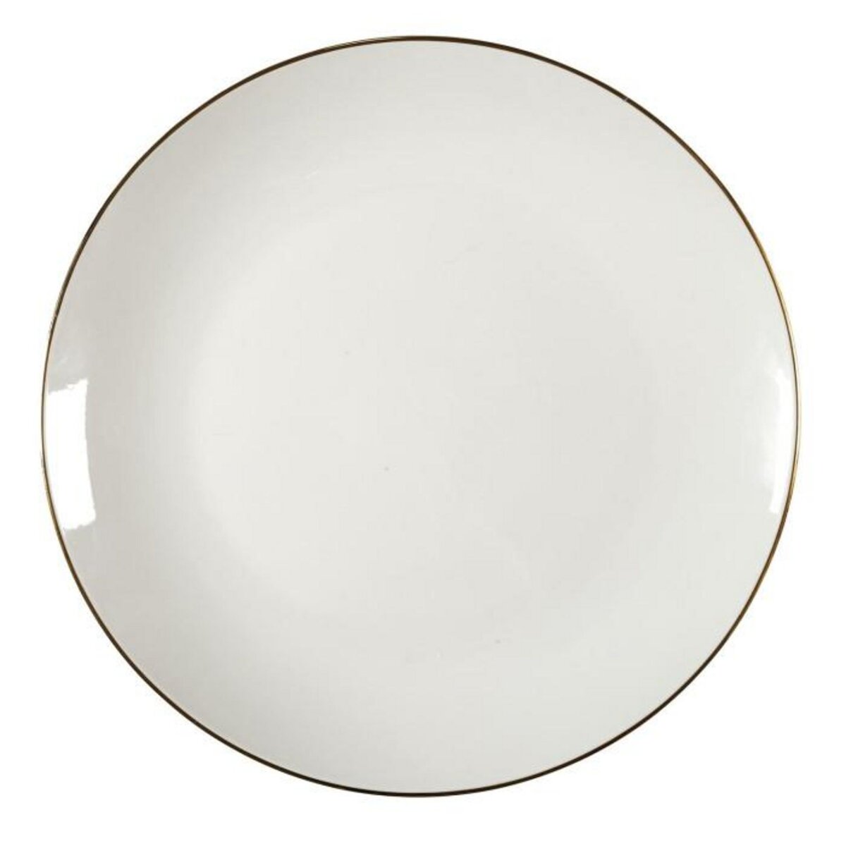 Paris Prix Service de Table en Porcelaine 12 Pièces  Erina  27cm Blanc