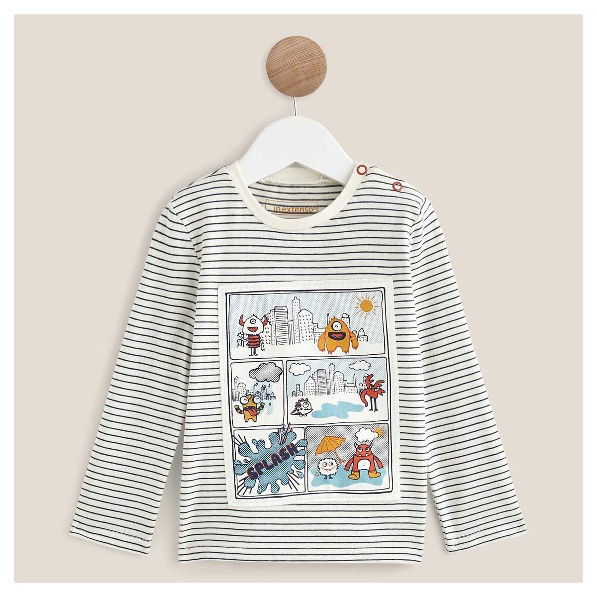 IN EXTENSO T-shirt manches longues bébé garçon