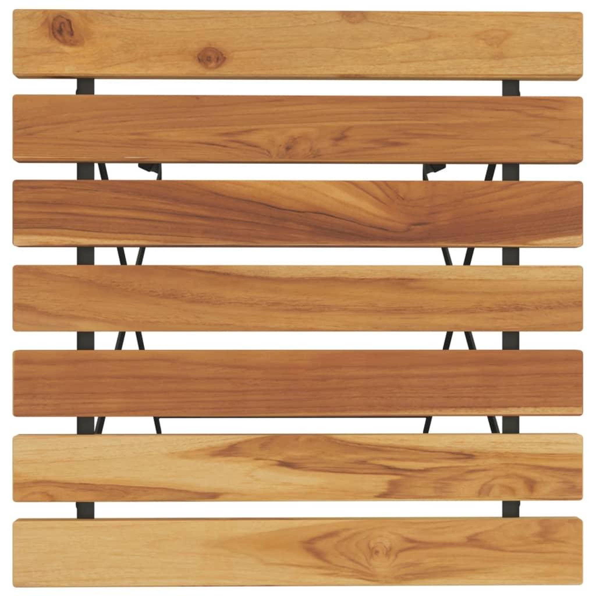 Voir la diapositive 5 : VIDAXL Table de bistro pliante 55x54x71cm bois de teck solide et acier
