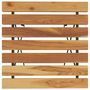 Voir la diapositive 5 : VIDAXL Table de bistro pliante 55x54x71cm Bois de teck solide et acier