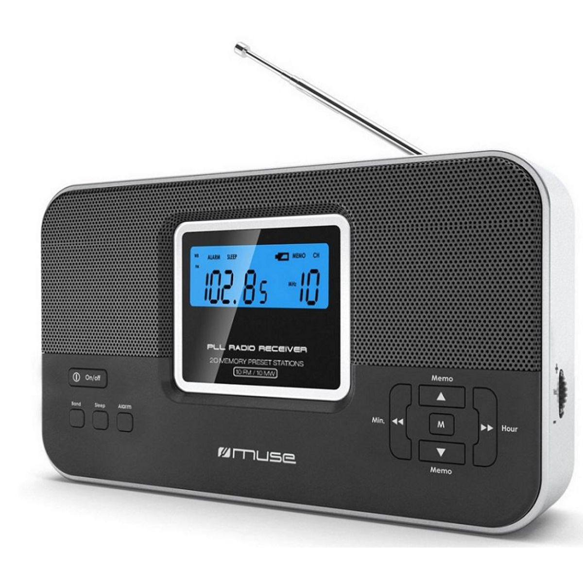 Muse Radio portable noir/argent - m-087r