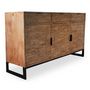 Voir la diapositive 1 : Paris Prix Buffet 3 Portes & 3 Tiroirs  Bolta  150cm Naturel