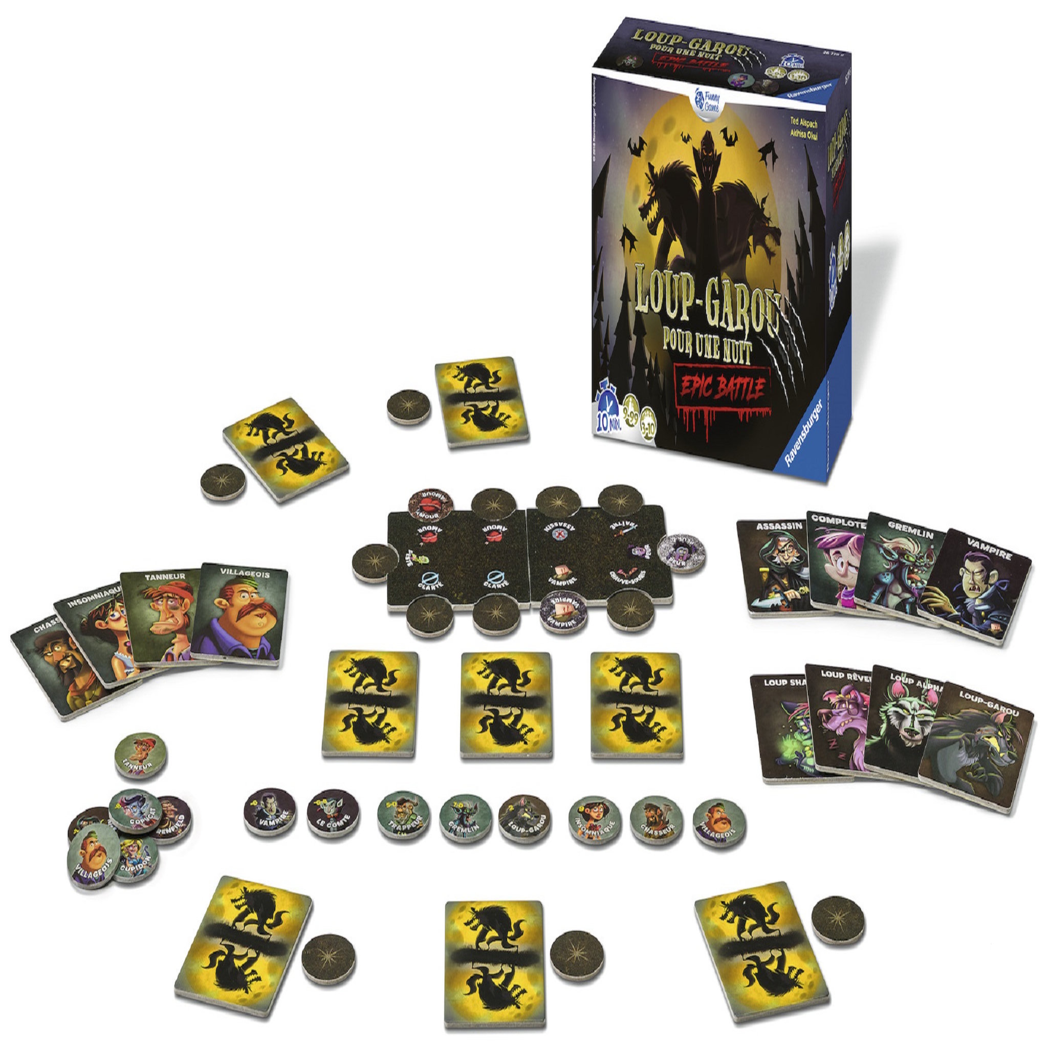 Voir la diapositive 3 : RAVENSBURGER Jeu Loup Garou pour une nuit epic battle