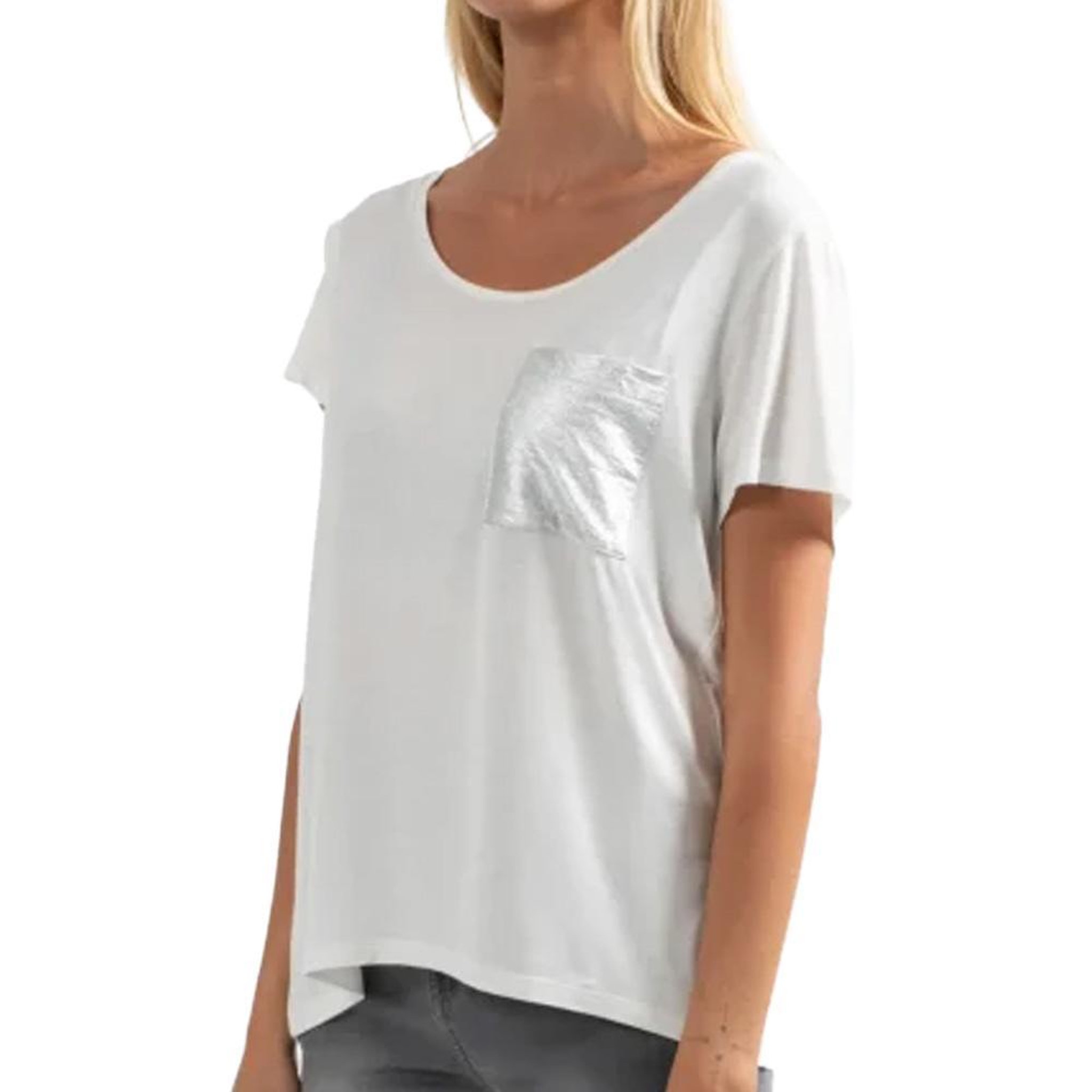 SUN VALLEY T-shirt Blanc Femme Sun Valley PLATTEN. Coloris disponibles : Blanc