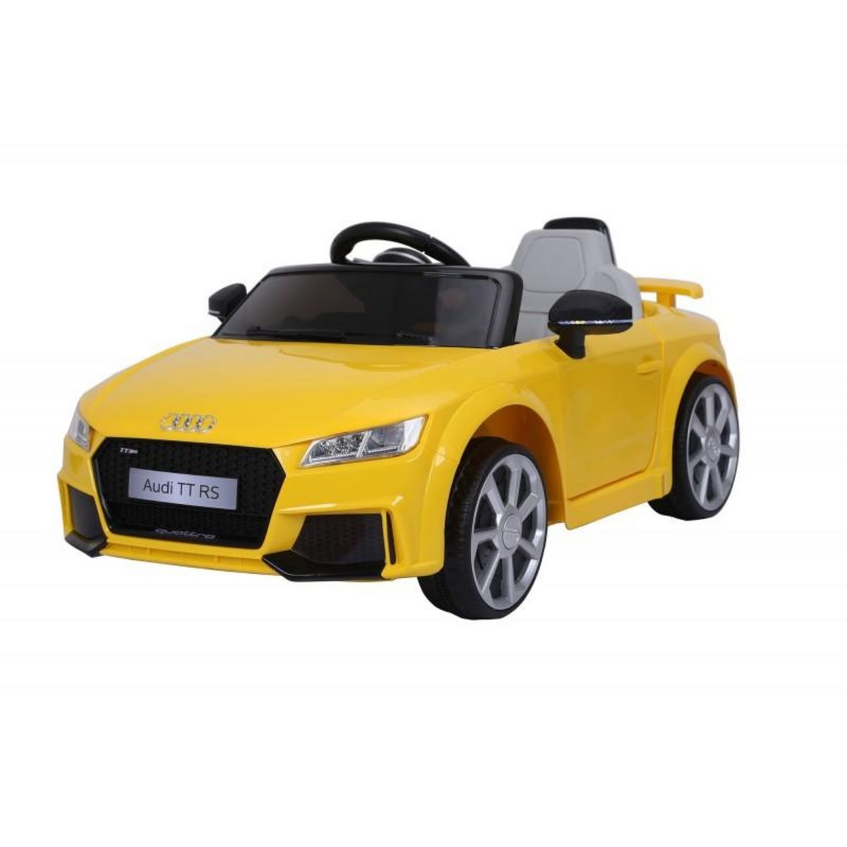 Audi Audi TT RS Voiture Electrique Enfant (2x25W) 103x62x44 cm - Marche av/ar, Phares, Musique, Ceinture et Télécommande parentale