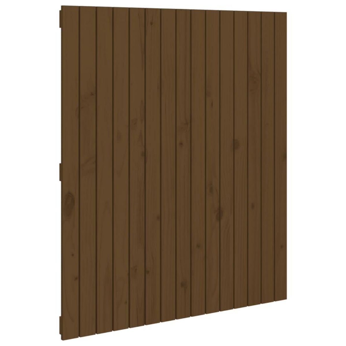 VIDAXL Tete de lit murale Marron miel 95,5x3x110 cm Bois massif de pin
