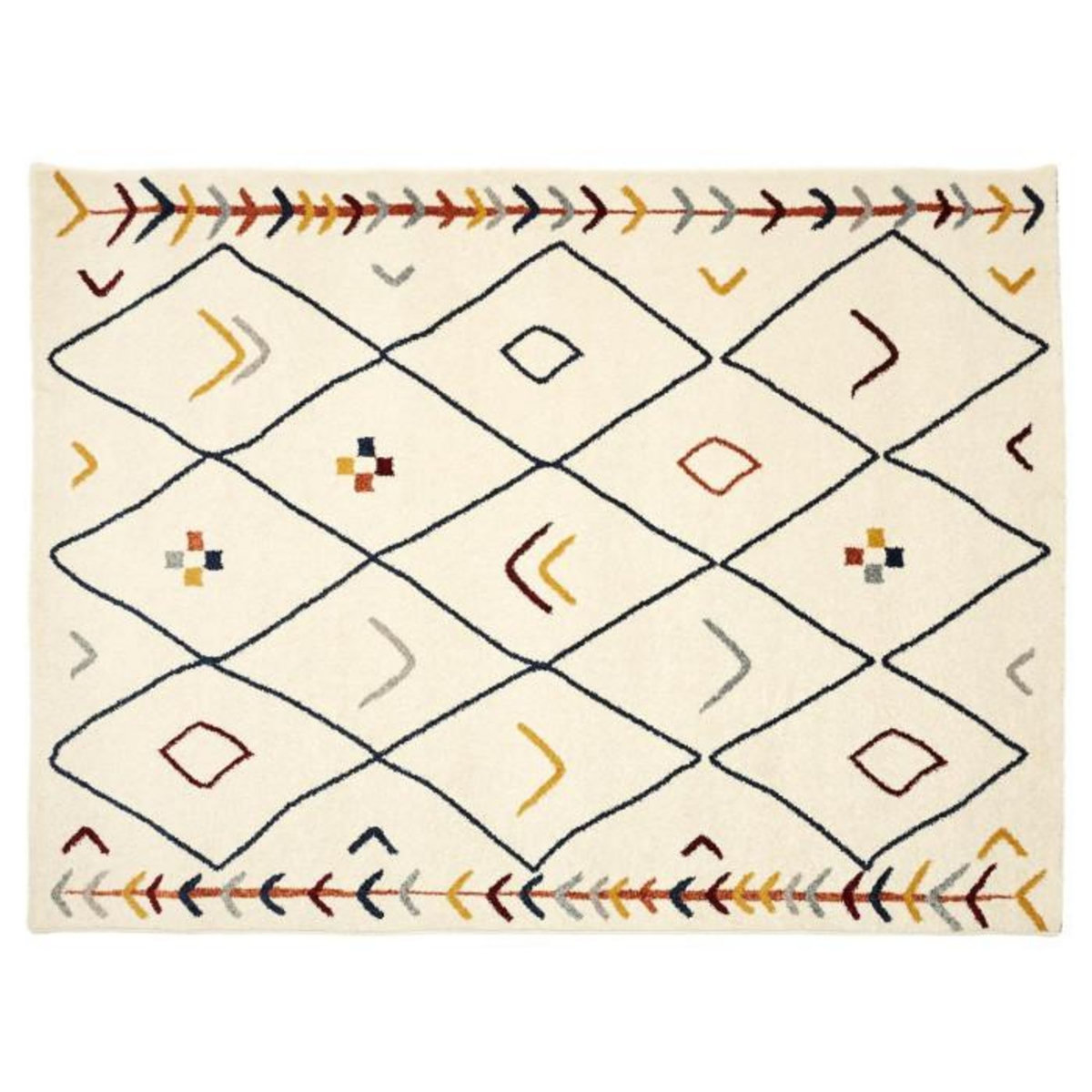 Paris Prix Tapis Déco Berbère  Djerba  150x200cm Beige