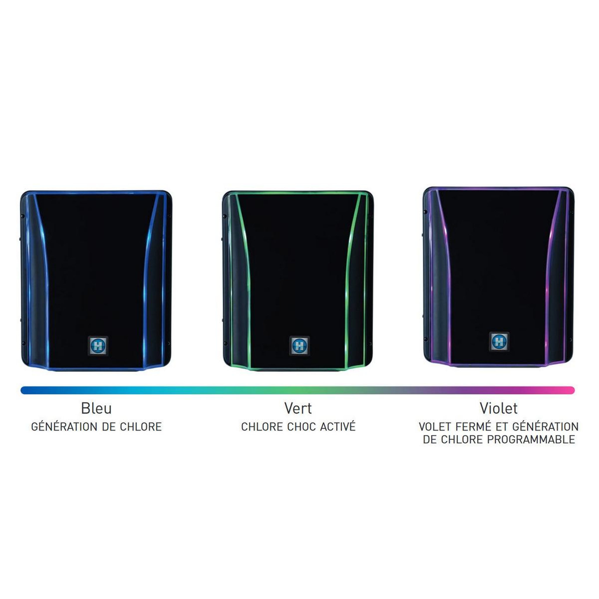 Voir la diapositive 4 : Hayward Electrolyse au sel 30m3 salt & swim 2.0 - SASV08CEU