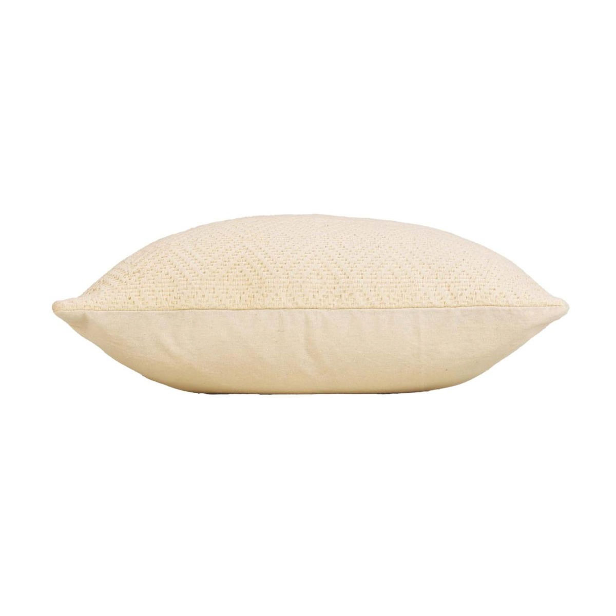 Paris Prix Housse de Coussin Jacquard  Sylvia  40x40cm Naturel