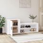 Voir la diapositive 3 : VIDAXL Armoire a chaussures Blanc 130x35x54 cm Bois d'ingenierie