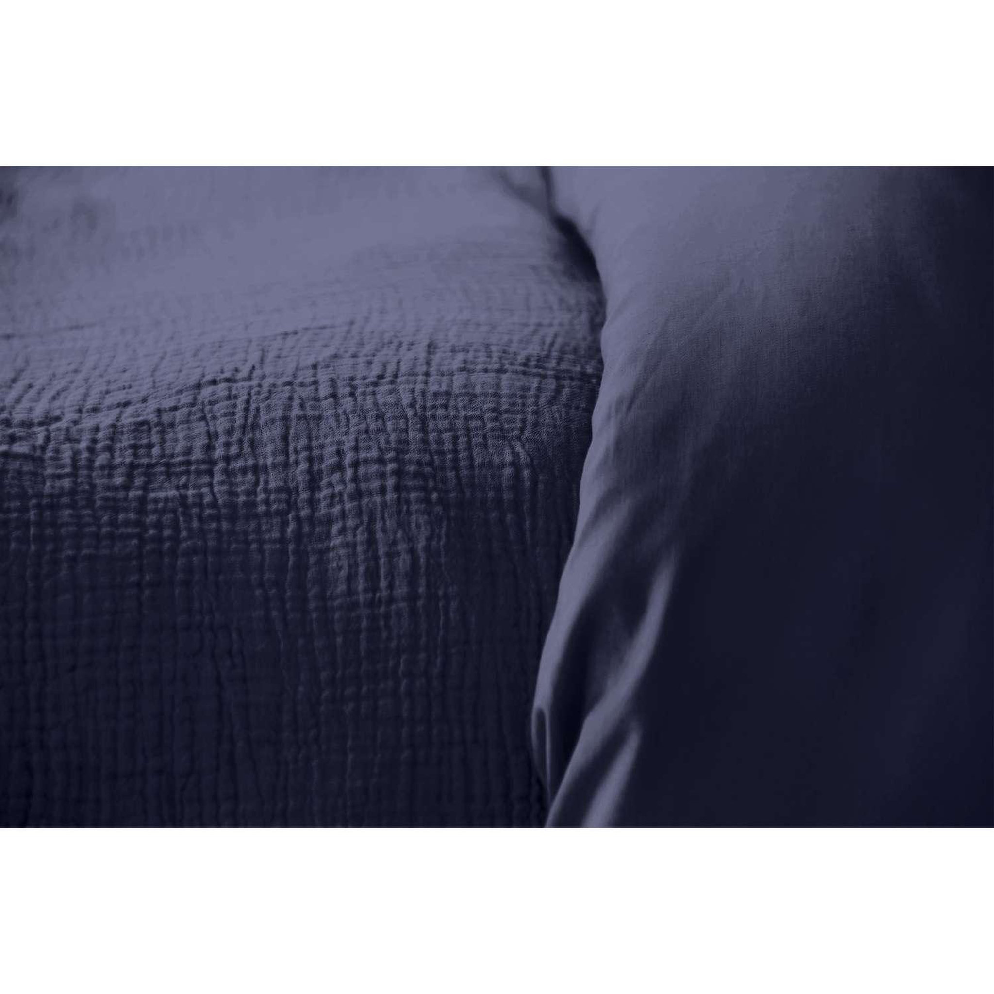 Voir la diapositive 4 : COTE DECO Parure de lit - double gaze de coton