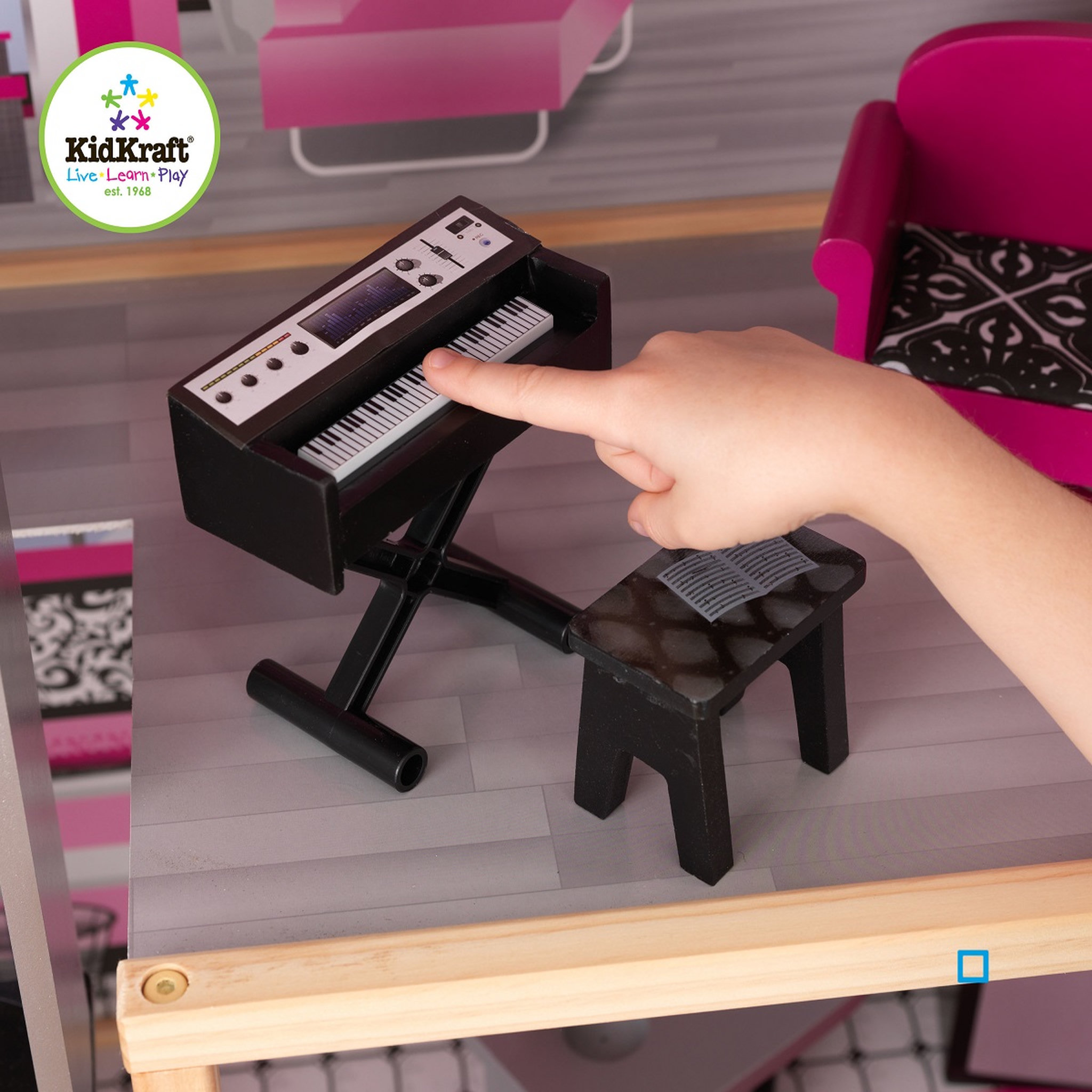 Voir la diapositive 5 : Kidkraft Maison de poupée bois Sparkle