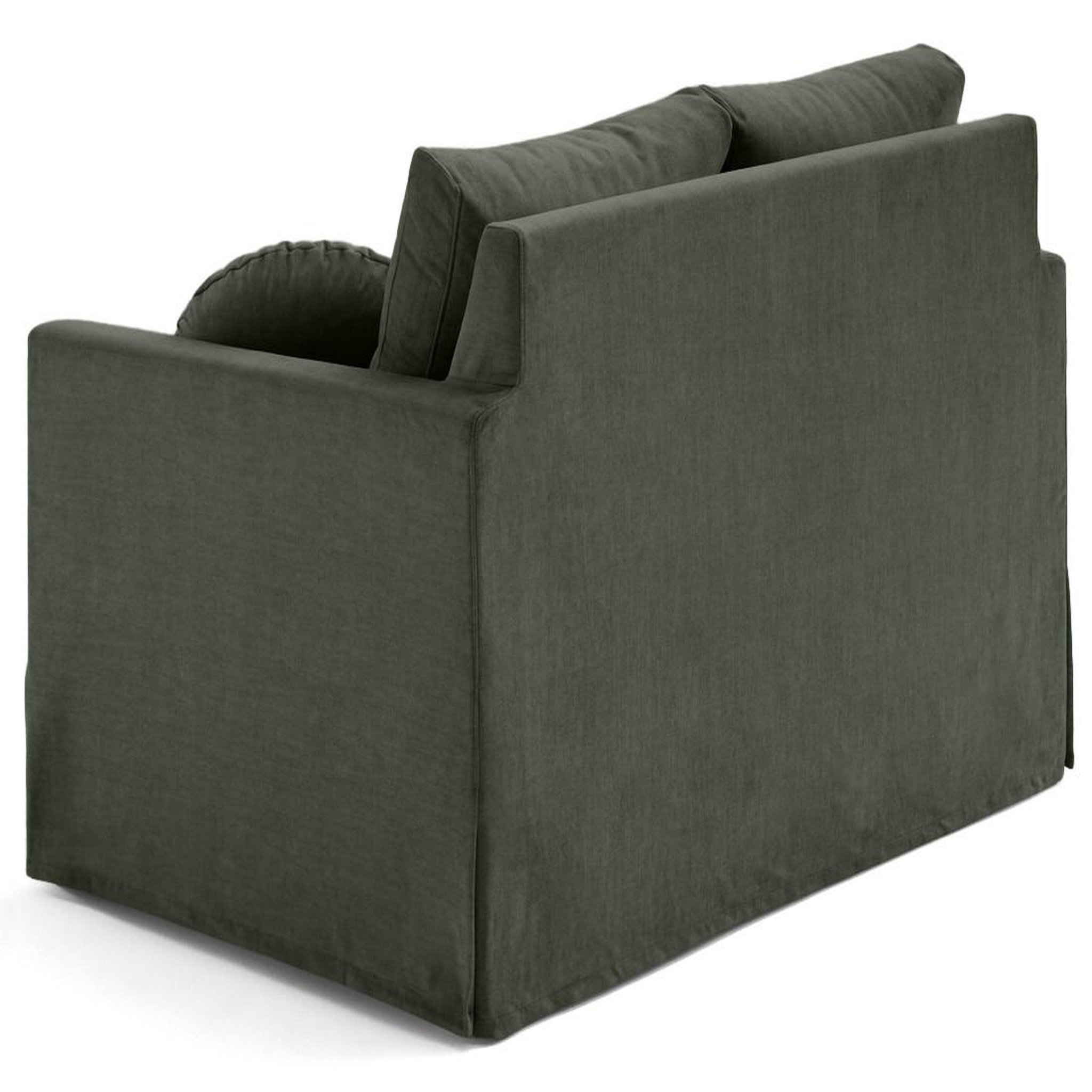Voir la diapositive 5 : LISA DESIGN Serena - canapé droit déhoussable 2 places en velours