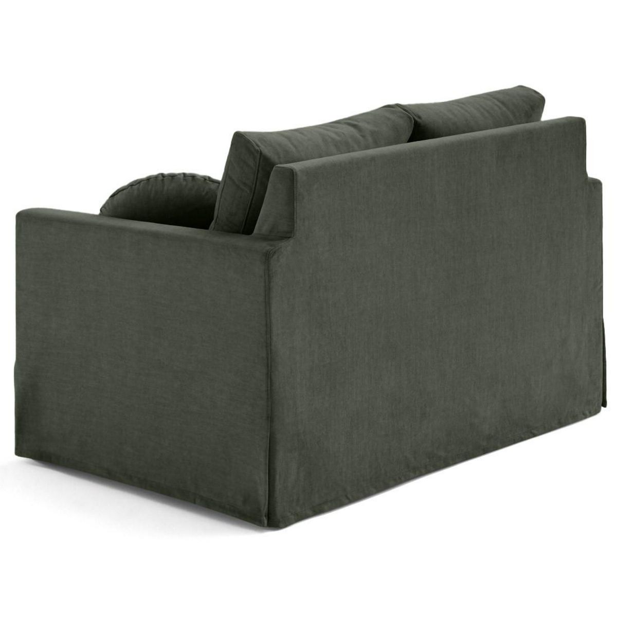 LISA DESIGN Serena - canapé droit déhoussable 2 places en velours