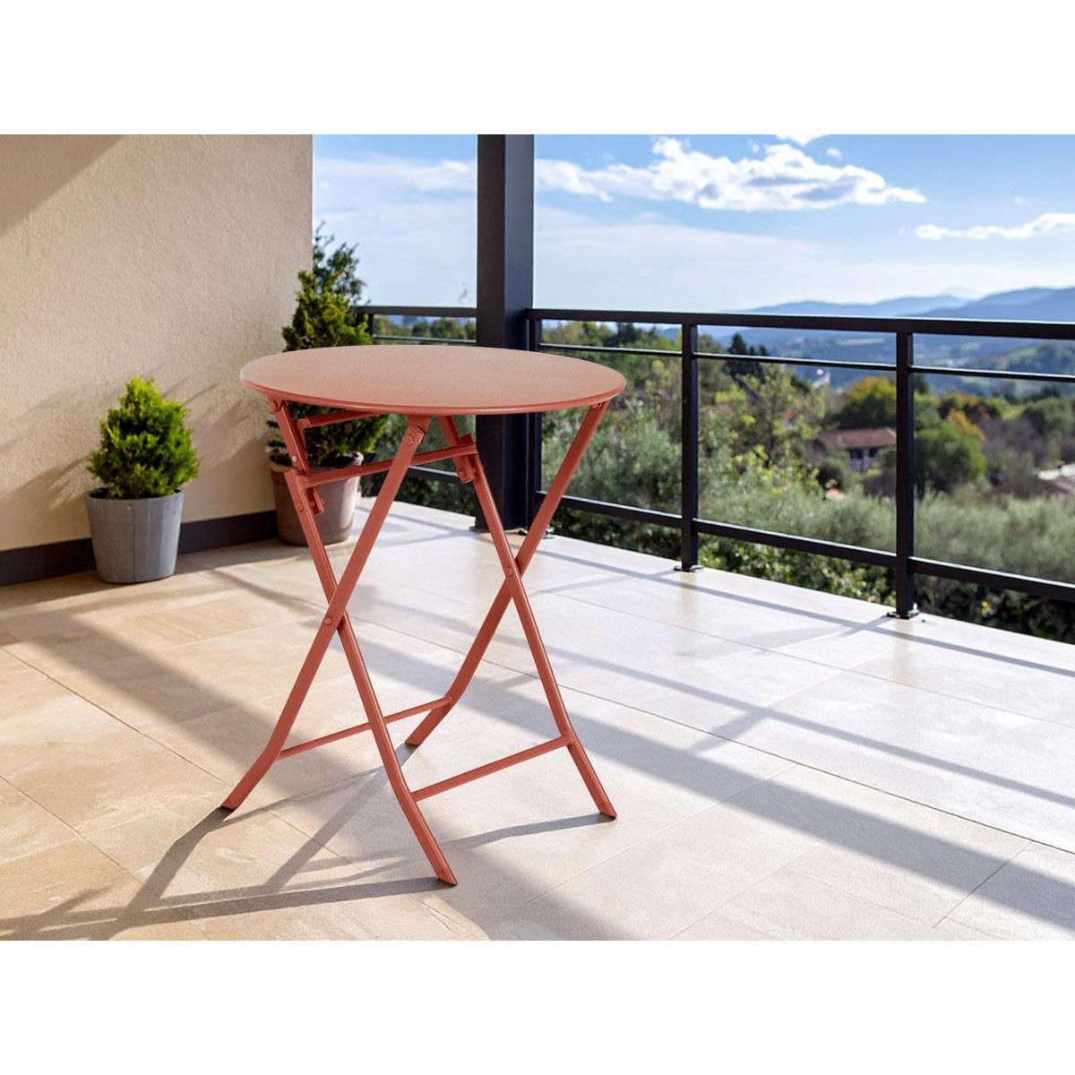 HESPERIDE Table de jardin ronde Greensboro Ø 60 cm Ambre - Hespéride
