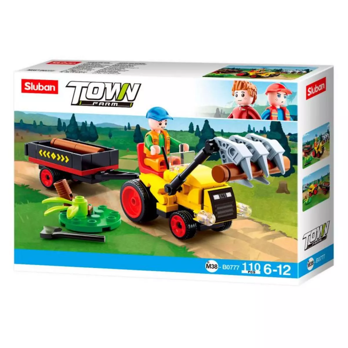 Sluban Sluban - Tractor with Trunks