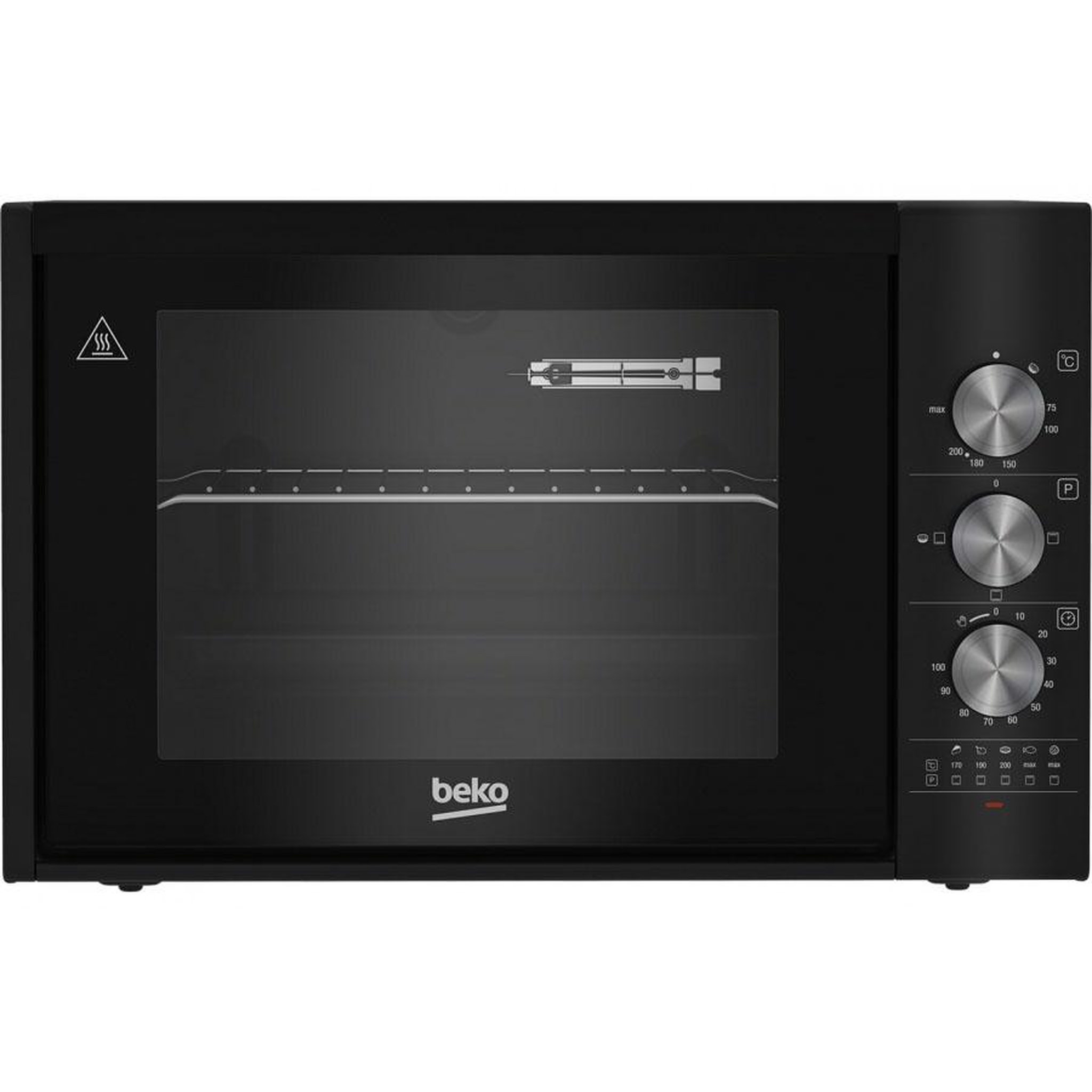 Voir la diapositive 1 : Beko Mini four 30l 1850w noir - bc30b