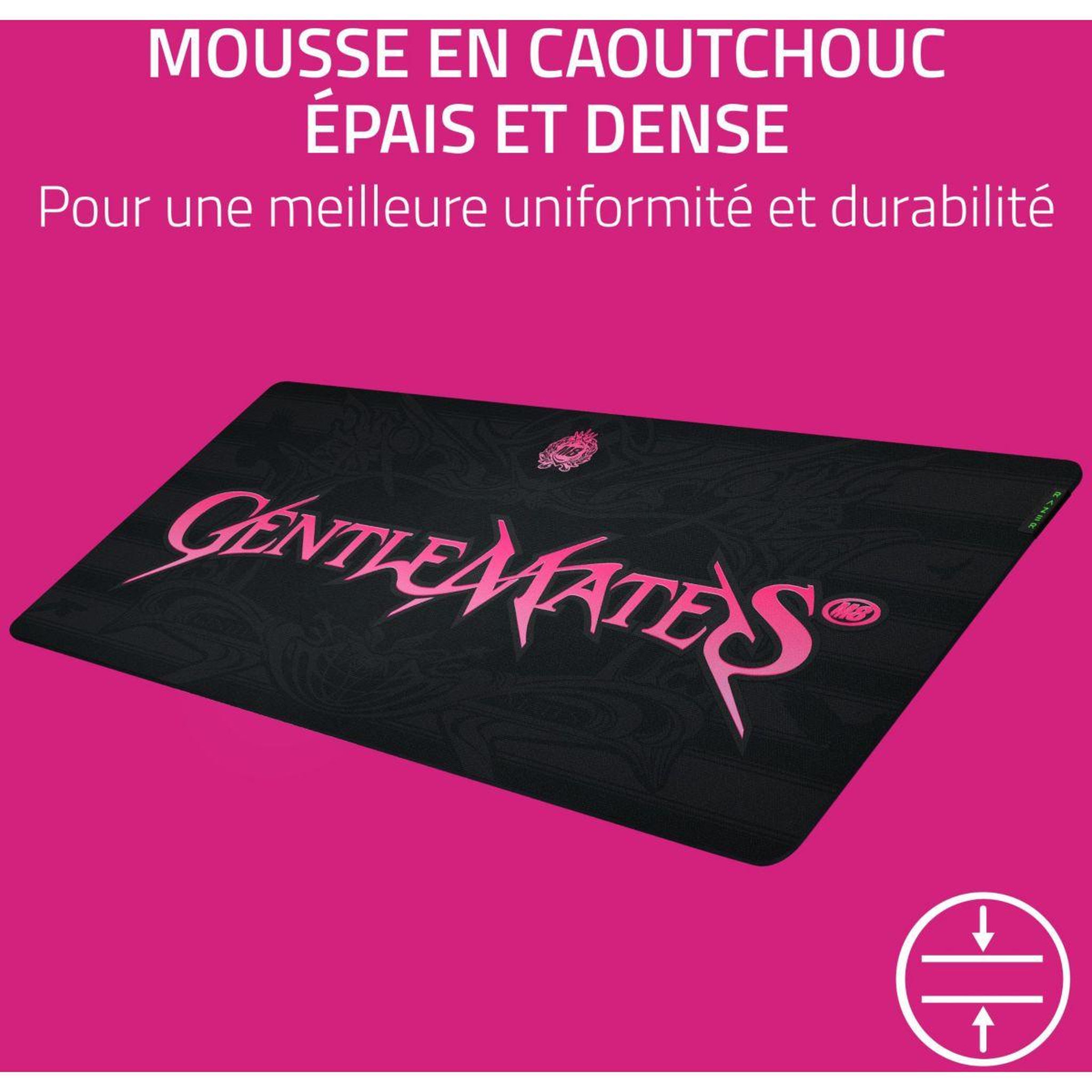 Voir la diapositive 4 : Razer Tapis de souris gigantus v2 xxl gentlemates edition