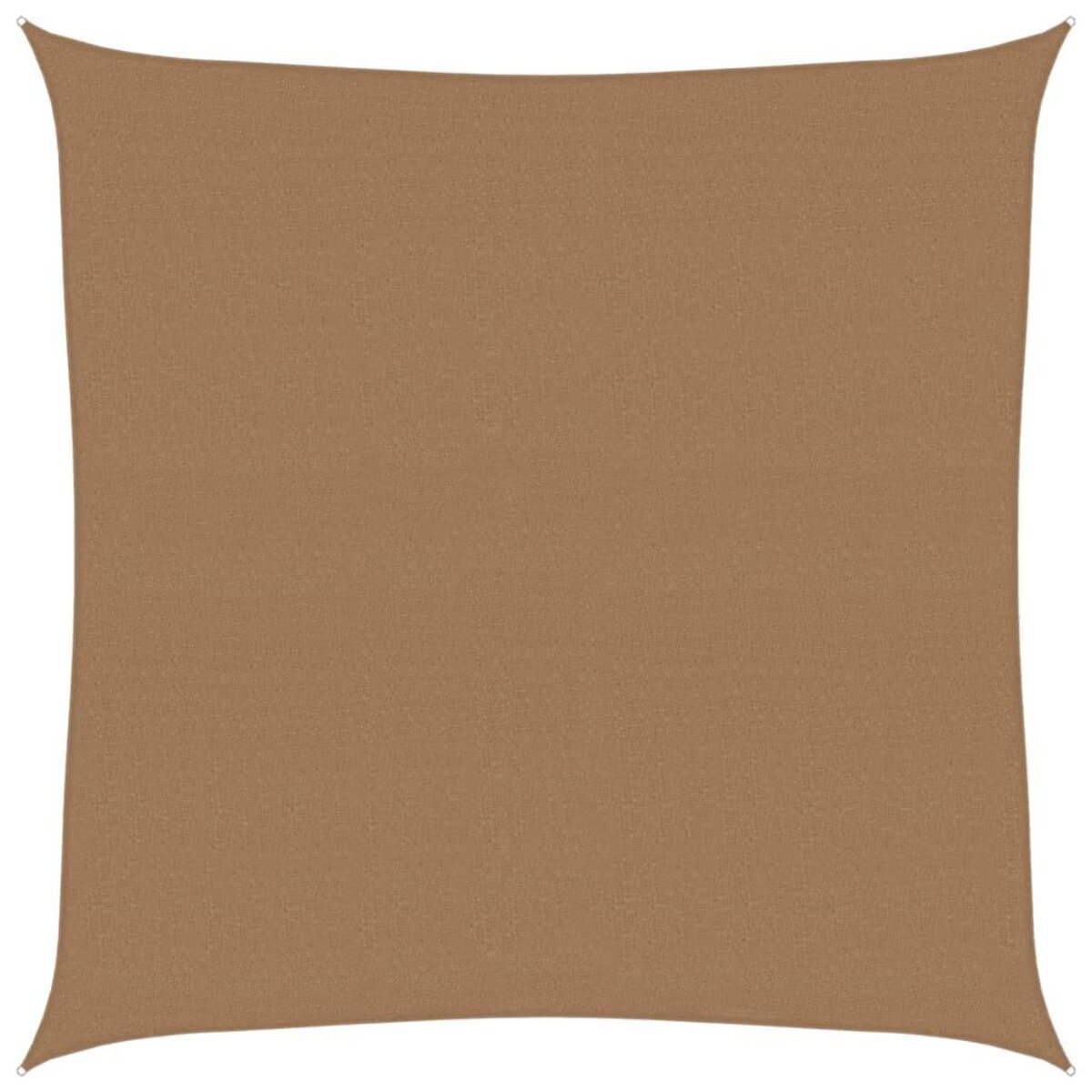 VIDAXL Voile d'ombrage 160 g/m^2 Taupe 4,5x4,5 m PEHD