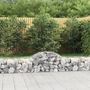 Voir la diapositive 1 : VIDAXL Paniers a gabions arques 14 pcs 200x50x40/60 cm fer galvanise